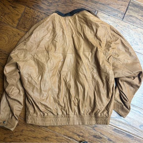 Pierotucci Italian Leather Bomber Jacket - Picture 4 of 6